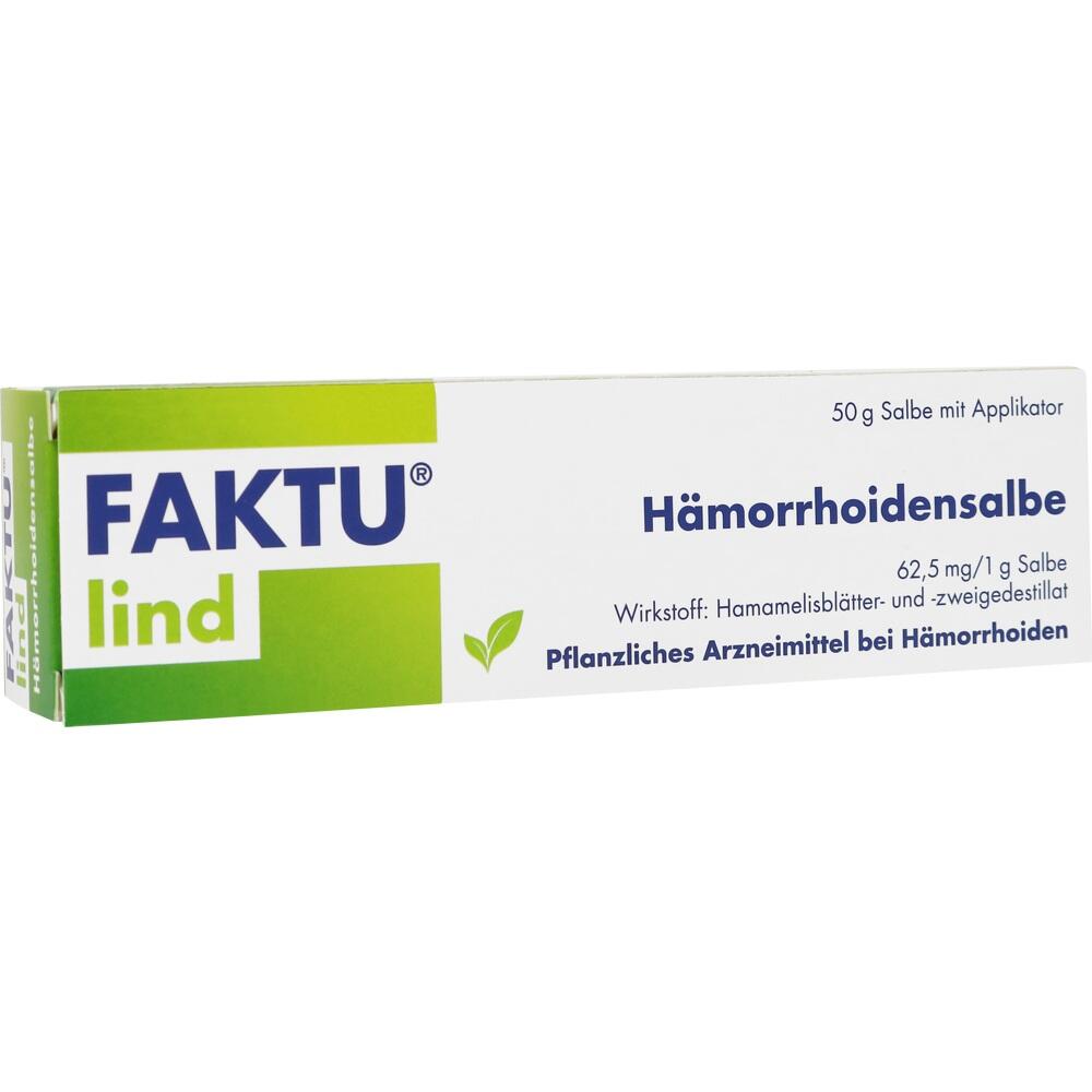 FAKTU lind Hämorrhoidensalbe 50 g Salbe