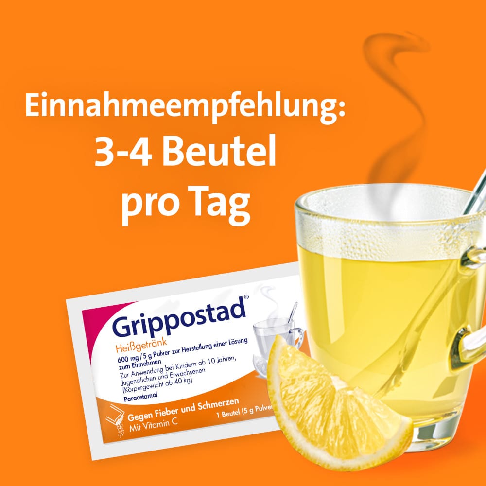 Grippostad HEIßGETRÄNK 10 St Pulver