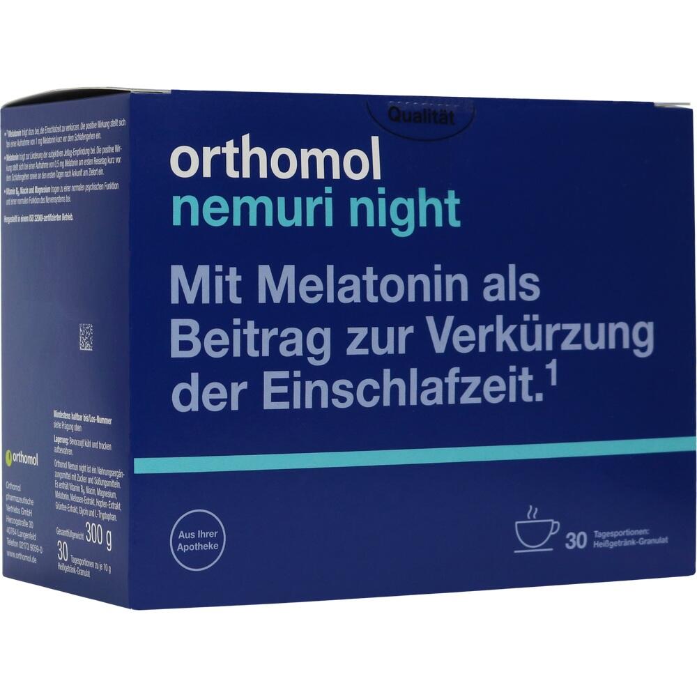orthomol nemuri night 30X10 g Granulat