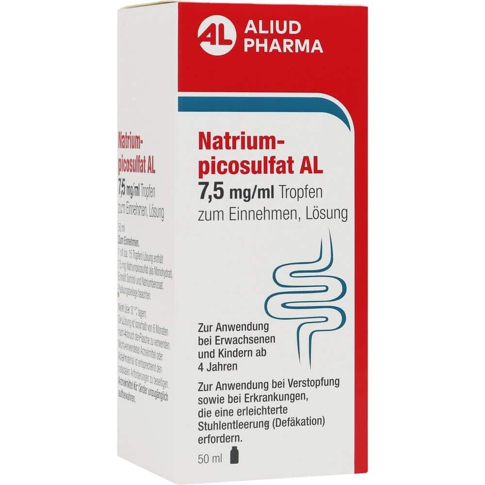 Natriumpicosulfat AL 7,5mg/ml 50 ml Tropfen zum Einnehmen