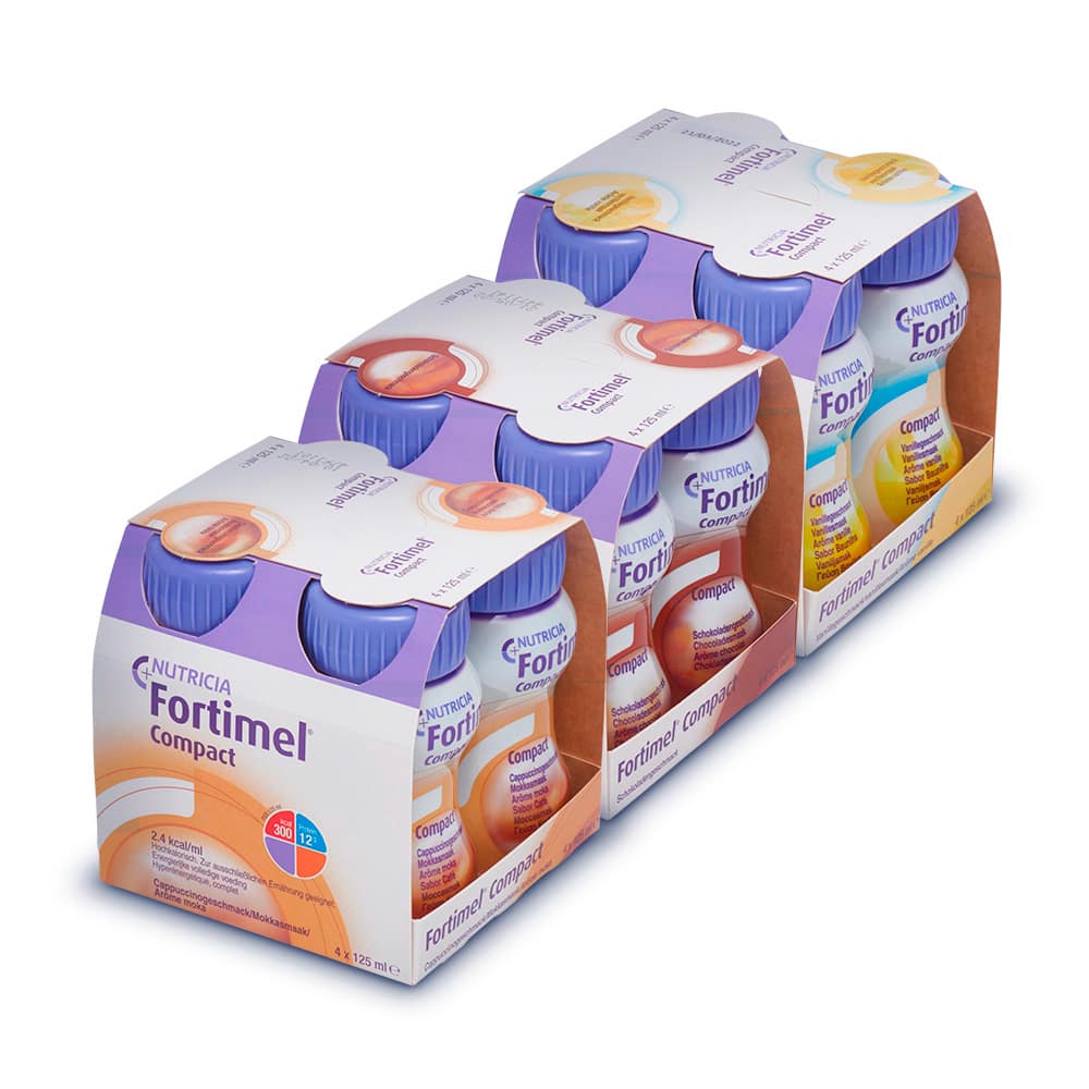 Fortimel Compact 2.4 Probierpaket 3X4X125 ml Flüssigkeit