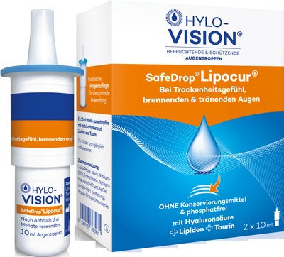 HYLO-VISION SafeDrop Lipocur 2X10 ml Augentropfen
