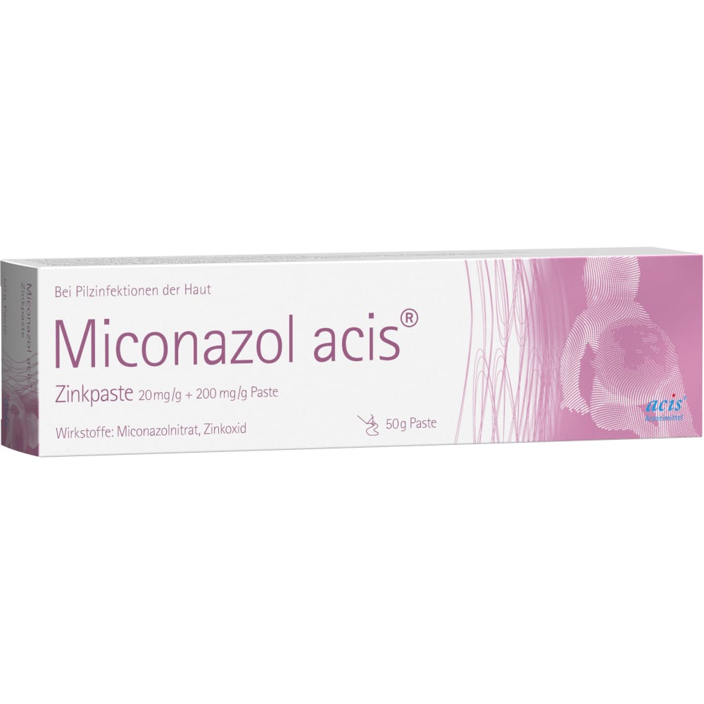 Miconazol acis Zinkpaste 50 g Paste