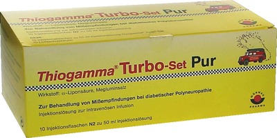 THIOGAMMA Turbo Set Pur Injektionsflaschen 10X50 ml Injektionsflaschen