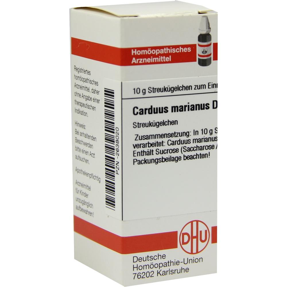 CARDUUS MARIANUS D 6 Globuli 10 g Globuli