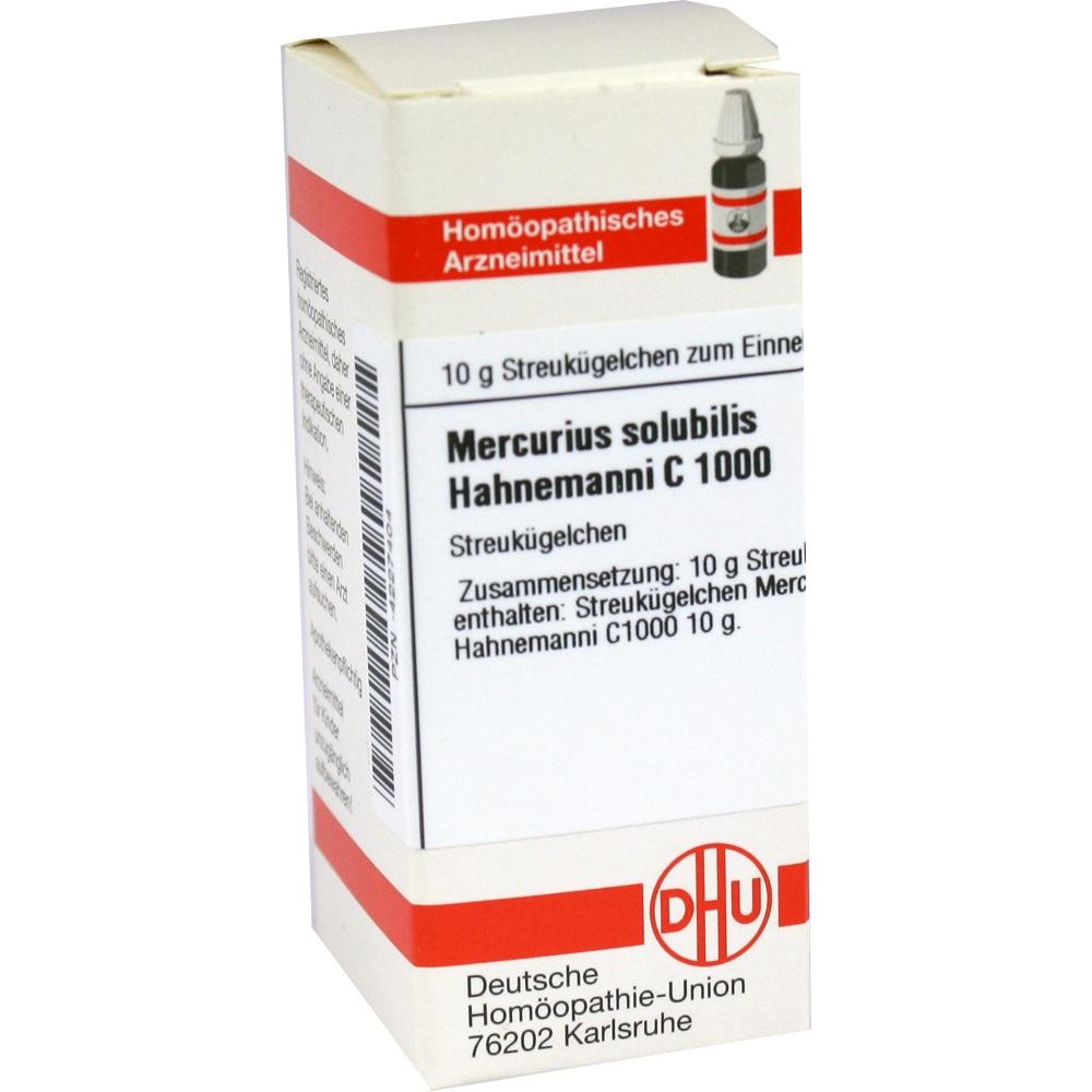 MERCURIUS SOLUBILIS Hahnemanni C 1000 Globuli 10 g Globuli