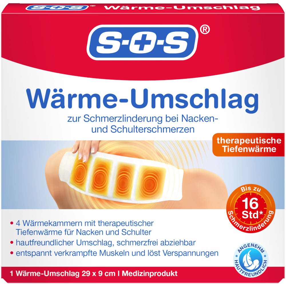 SOS Wärme-Umschlag 1 St Pflaster