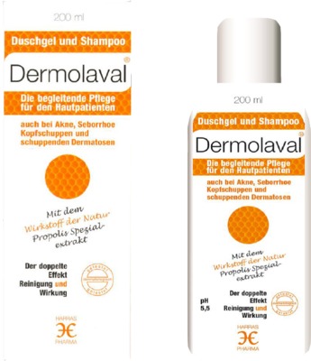 Dermolaval Duschgel und Shampoo für den Hautpatienten 200 ml