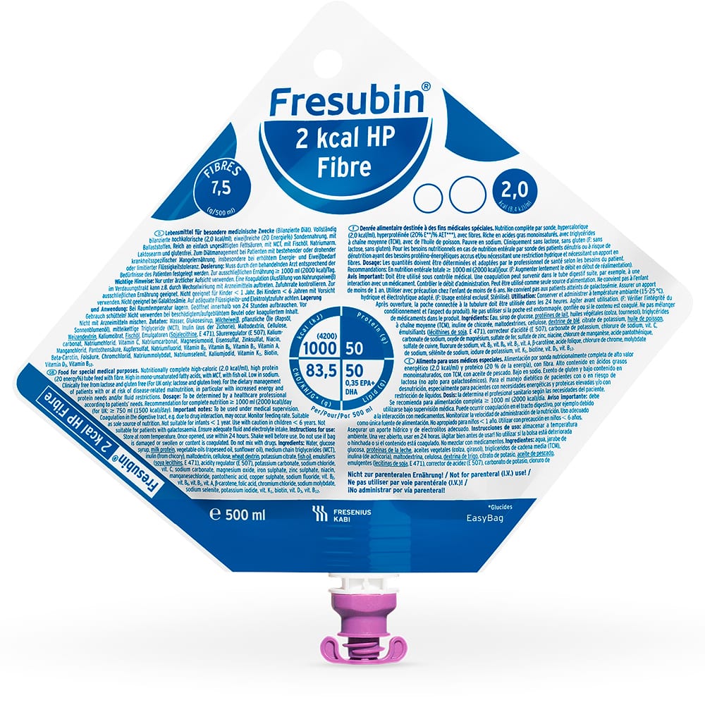 Fresubin 2 kcal HP Fibre 15X500 ml 15X500 ml 15X500 ml