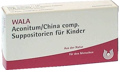 WALA Aconitum/China comp., Suppositorien für Kinder 10X1 g Kinder-Suppositorien