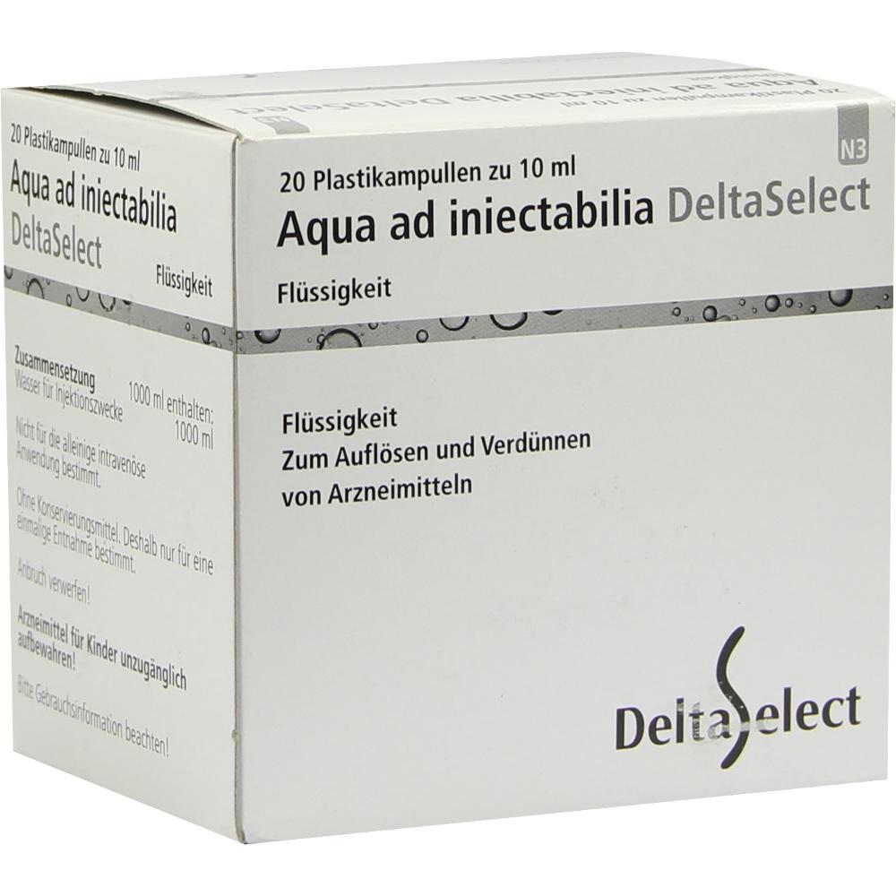 AQUA AD iniectabilia Plastik 20X10 ml Flüssigkeit