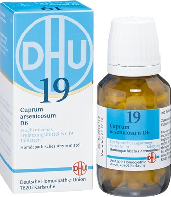 DHU Schüssler-Salz Nr. 19 Cuprum arsenicosum D 6 Tabletten 200 St Tabletten