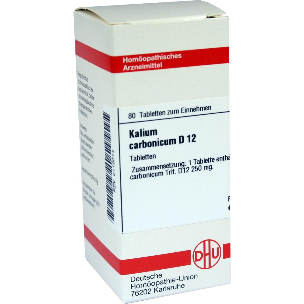 KALIUM CARBONICUM D 12 Tabletten 80 St Tabletten