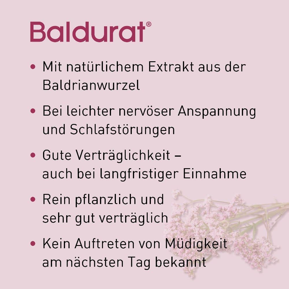 Baldurat bei Schlafstörungen 20er 20 St Filmtabletten
