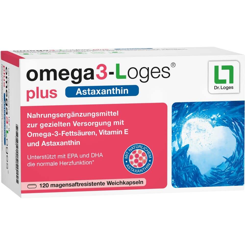 omega3-Loges plus Astaxanthin 120 St Kapseln