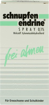 schnupfen endrine SPRAY 0,1 %  10 ml Nasenspray