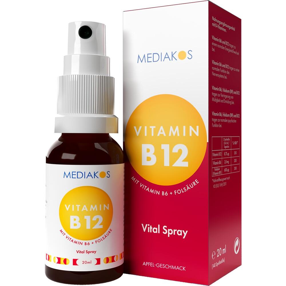 MEDIAKOS VITAMIN B12 Vital Spray 20 ml Spray