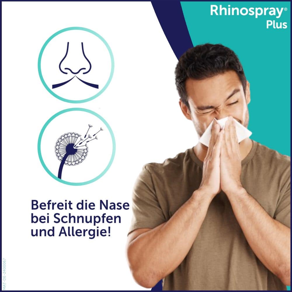 Rhinospray Plus Nasenspray bei Schnupfen 10 ml Dosierspray