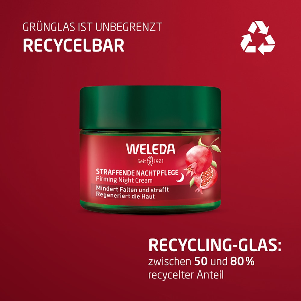 Weleda Straffende Nachtpflege Granatapfel & Maca-Peptide 40 ml Nachtcreme