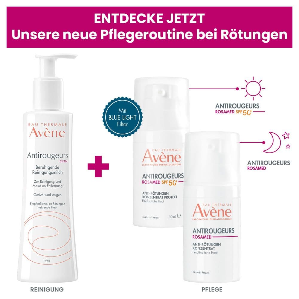 Avène Antirougeurs CLEAN Beruhigende Reinigungsmilch 200 ml Milch