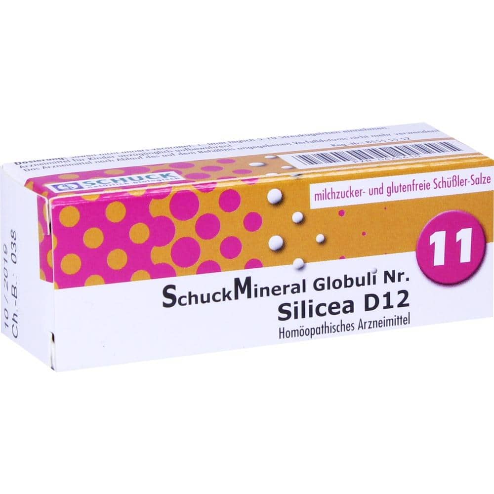 SCHUCKMINERAL Globuli 11 Silicea D12 7.5 g Globuli