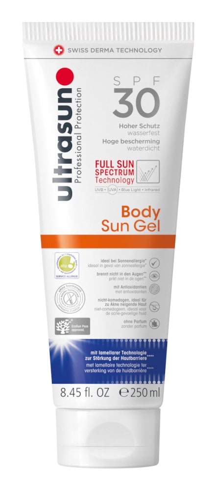 ultrasun Body Sun Gel SPF 30  250 ml Gel