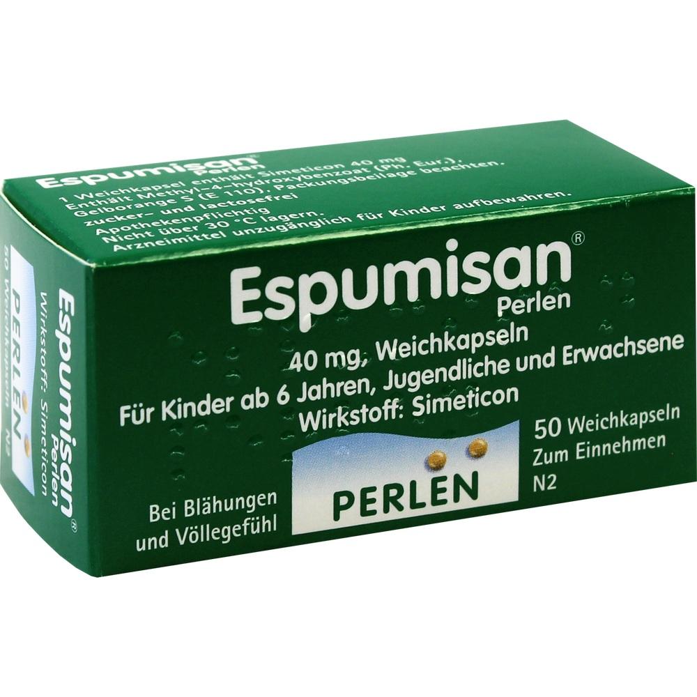 Espumisan Perlen 40mg 50 St Weichkapseln