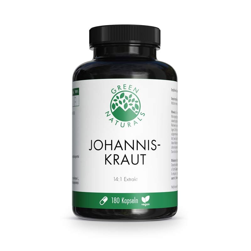 GREEN NATURALS JOHANNISKRAUT 180 St Kapseln