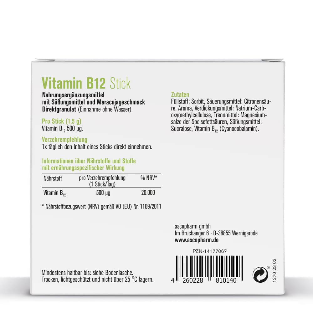 sovita Vitamin B12 Stick 30 St Granulat