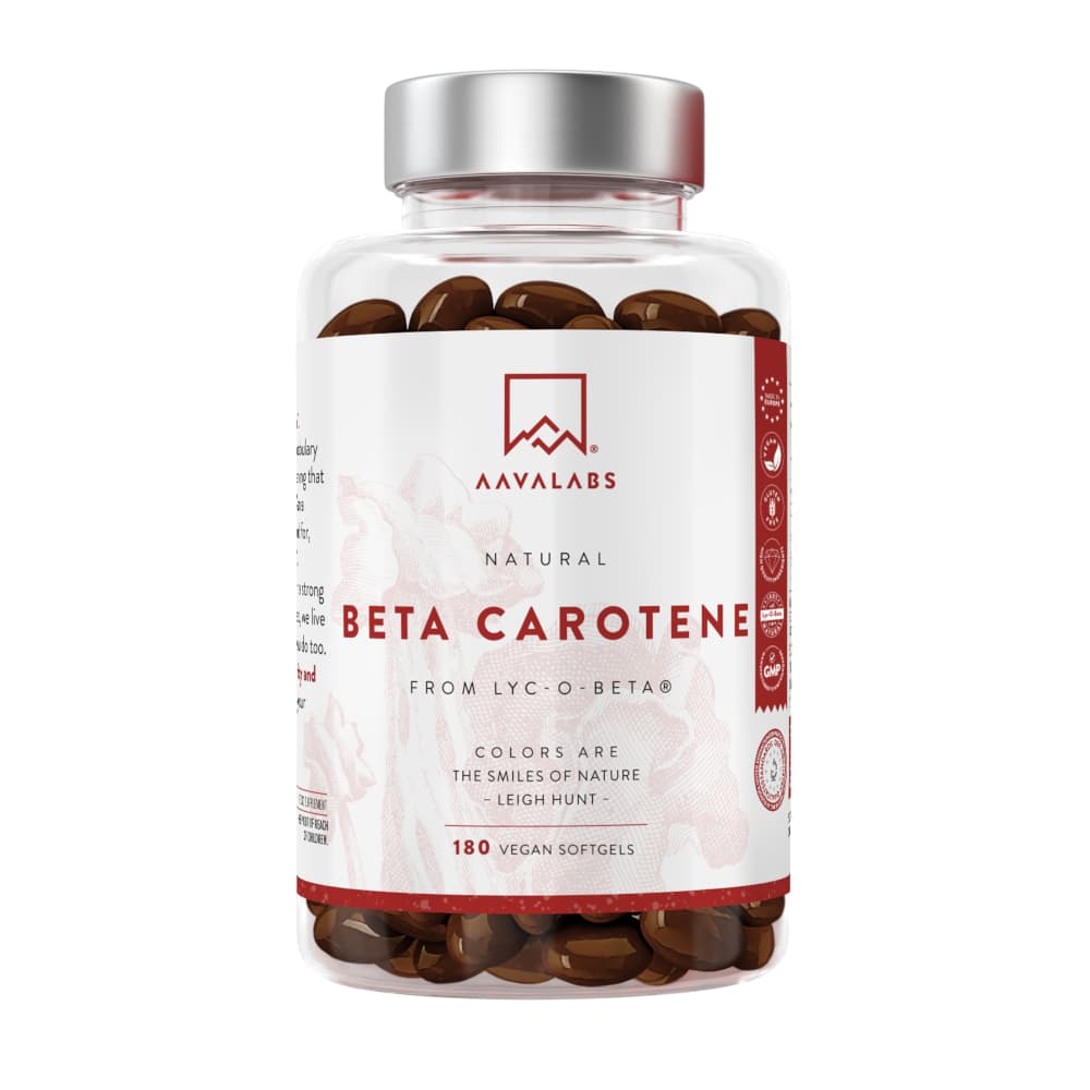 AAVALABS Beta Carotin Vitamin A vegan 180 St 180 St Weichkapseln