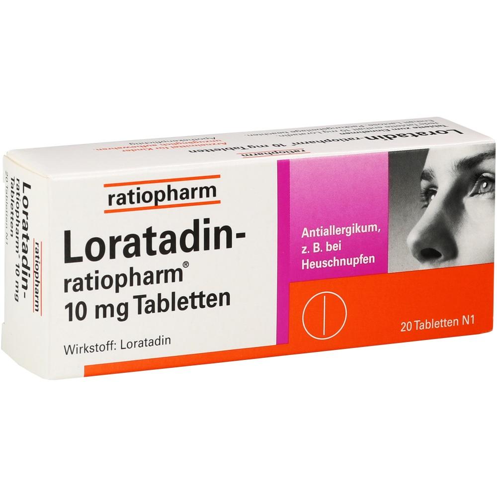 Loratadin ratiopharm 10mg - bei Allergien 20 St Tabletten