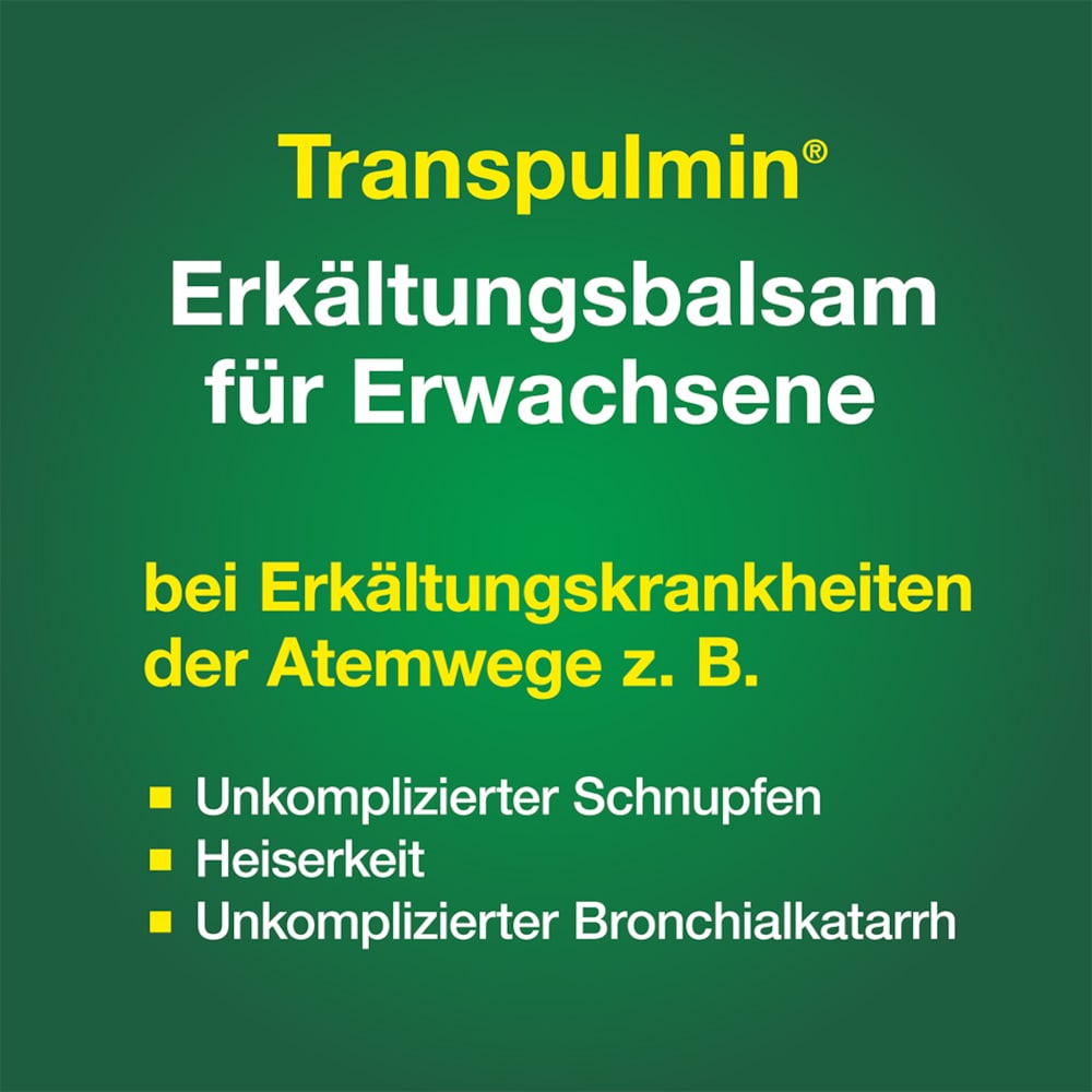 Transpulmin Erkältungsbalsam 40 g Creme