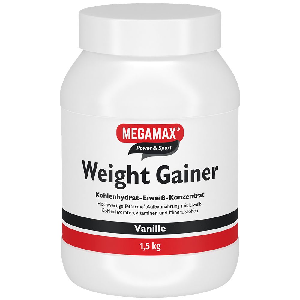 WEIGHT GAINER Megamax Vanille Pulver 1500 g Pulver