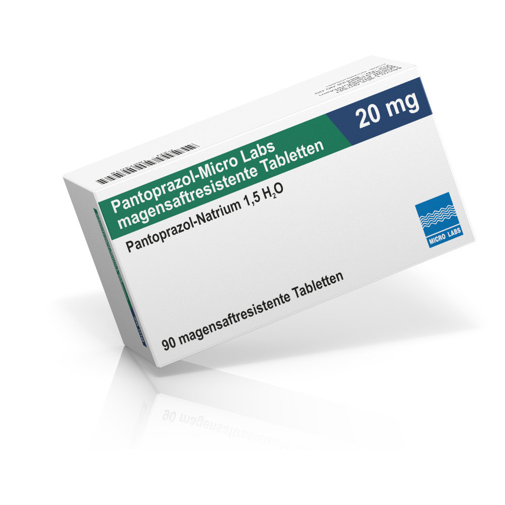 Pantoprazol-Micro Labs 20 mg 90 St Tabletten magensaftresistent