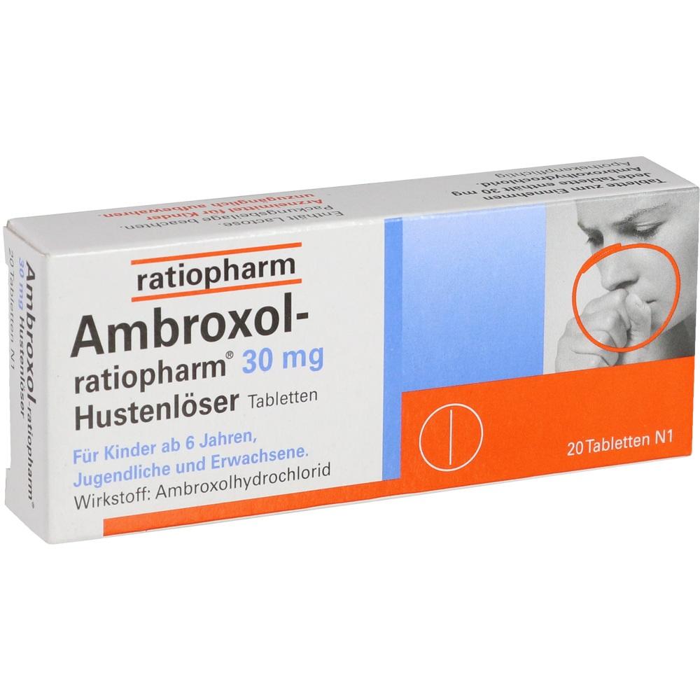 Ambroxol-ratiopharm 30mg Hustenlöser 20 St Tabletten