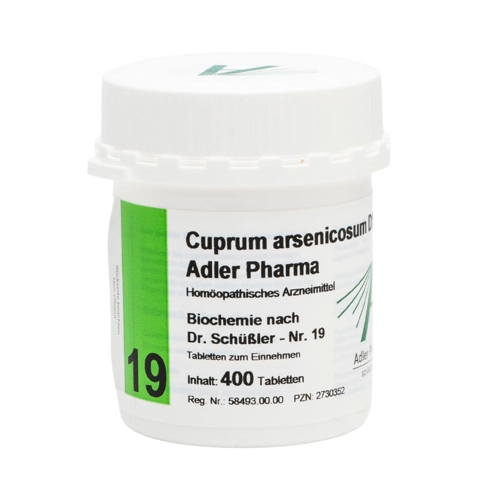 Cuprum arsenicosum D12  Adler Pharma Nr.19, Tablette 400 St Tabletten