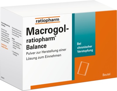 Macrogol-ratiopharm Balance 100 St Pulver zur Herstellung einer Lösung zum Einnehmen