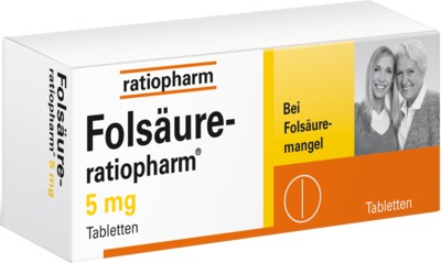 Folsäure-ratiopharm 5 mg  100 St Tabletten