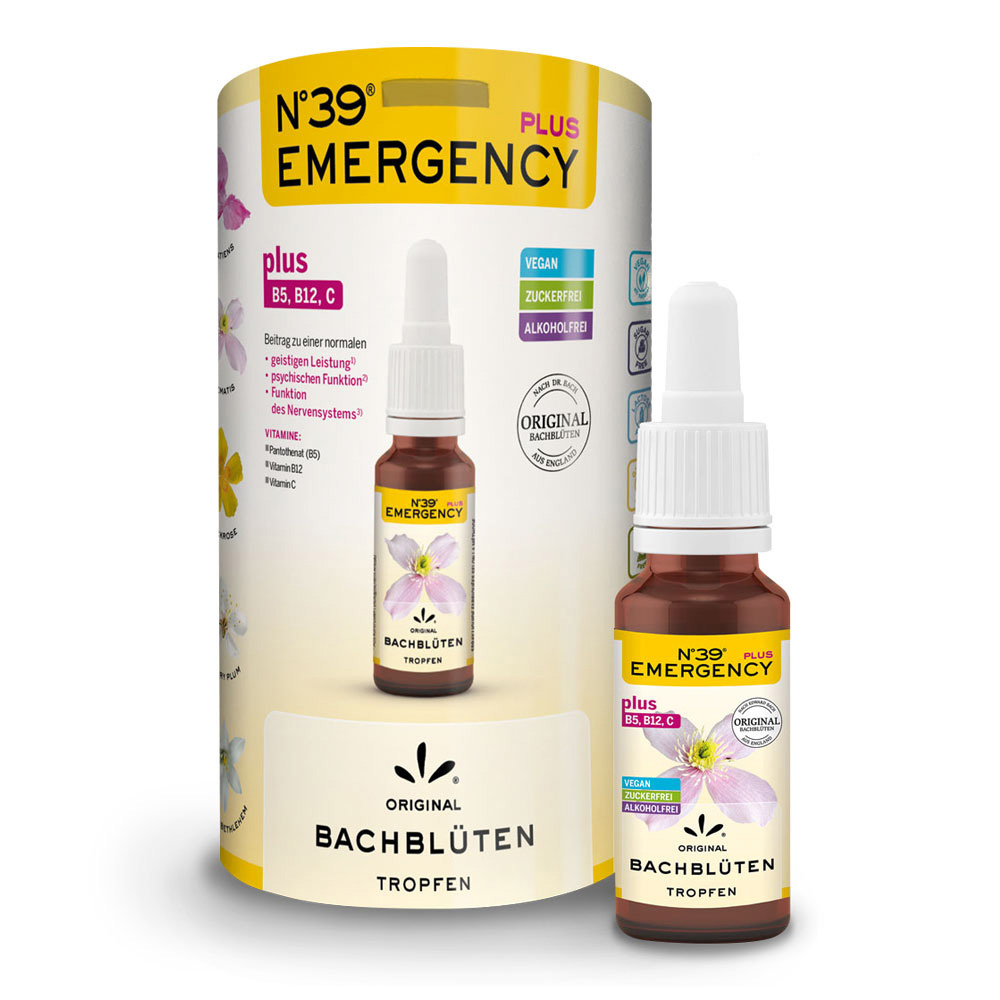 BACHBLÜTEN No 39 EMERGENCY PLUS 20 ml Tropfen zum Einnehmen