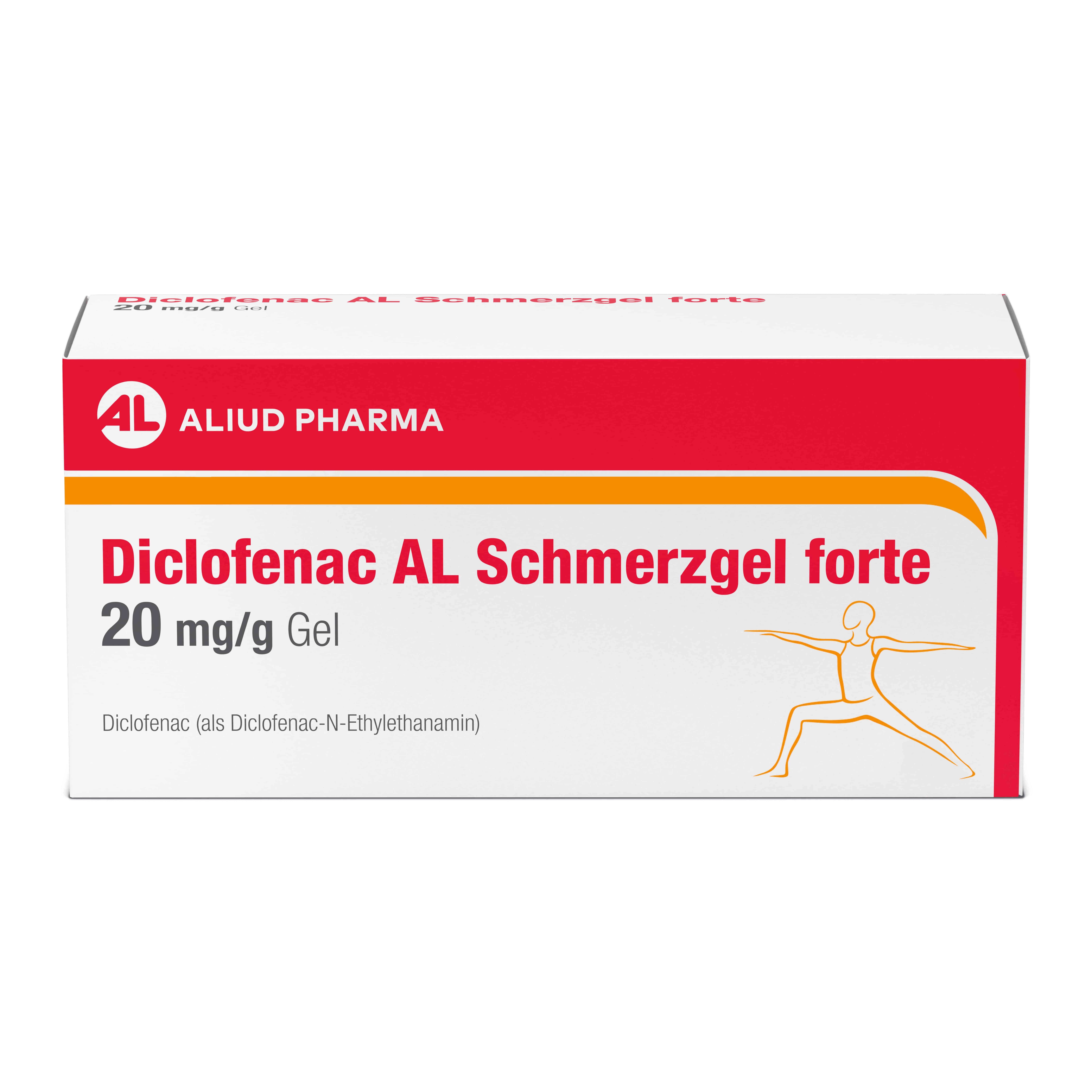 Diclofenac AL Schmerzgel forte 20 mg / g bei akutem Bewegungsschmerz nach stumpfem Trauma