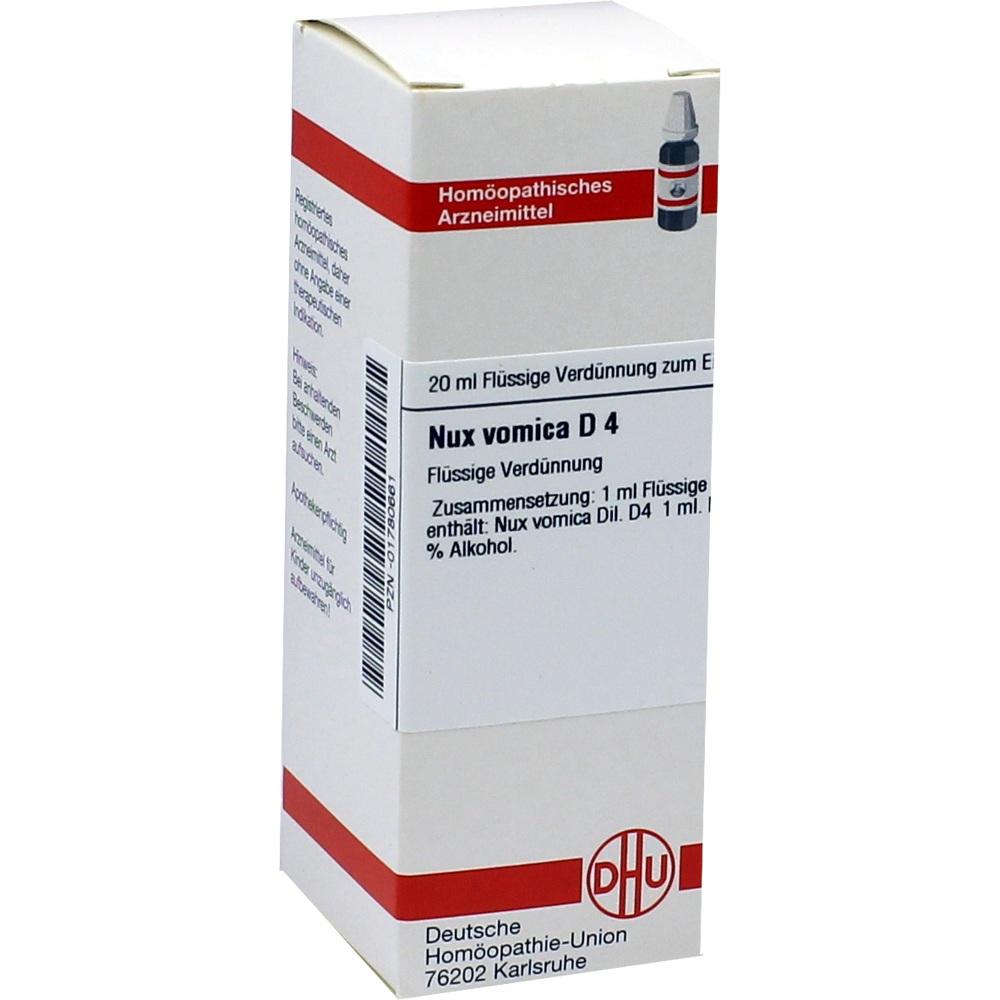 NUX VOMICA D 4 Dilution 20 ml Dilution