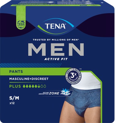 TENA MEN  ACTIVE FIT PANTS PLUS L/XL 4X10 St