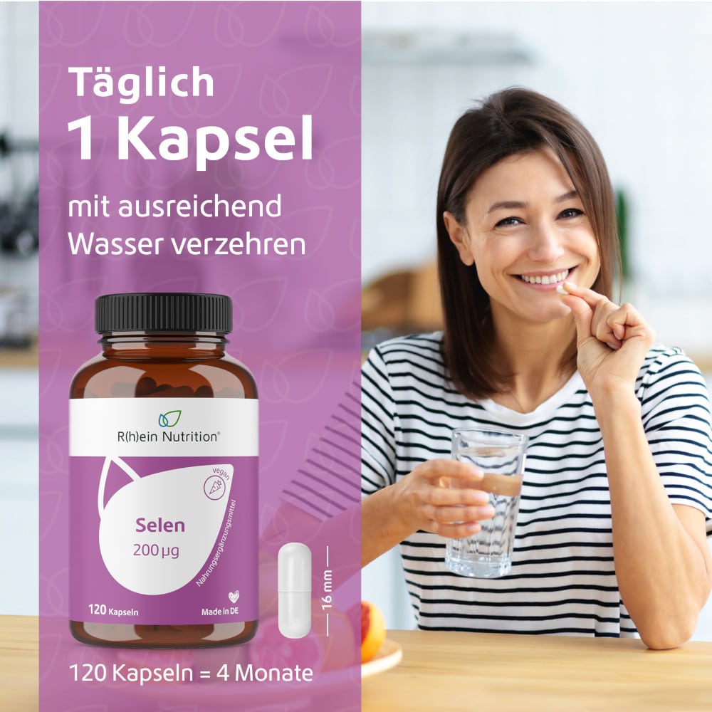 R(h)ein Nutrition Selen 200 NE 120 St Kapseln