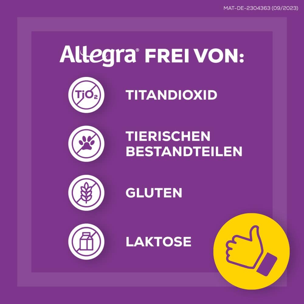 Allegra Allergietabletten 100 St Tabletten