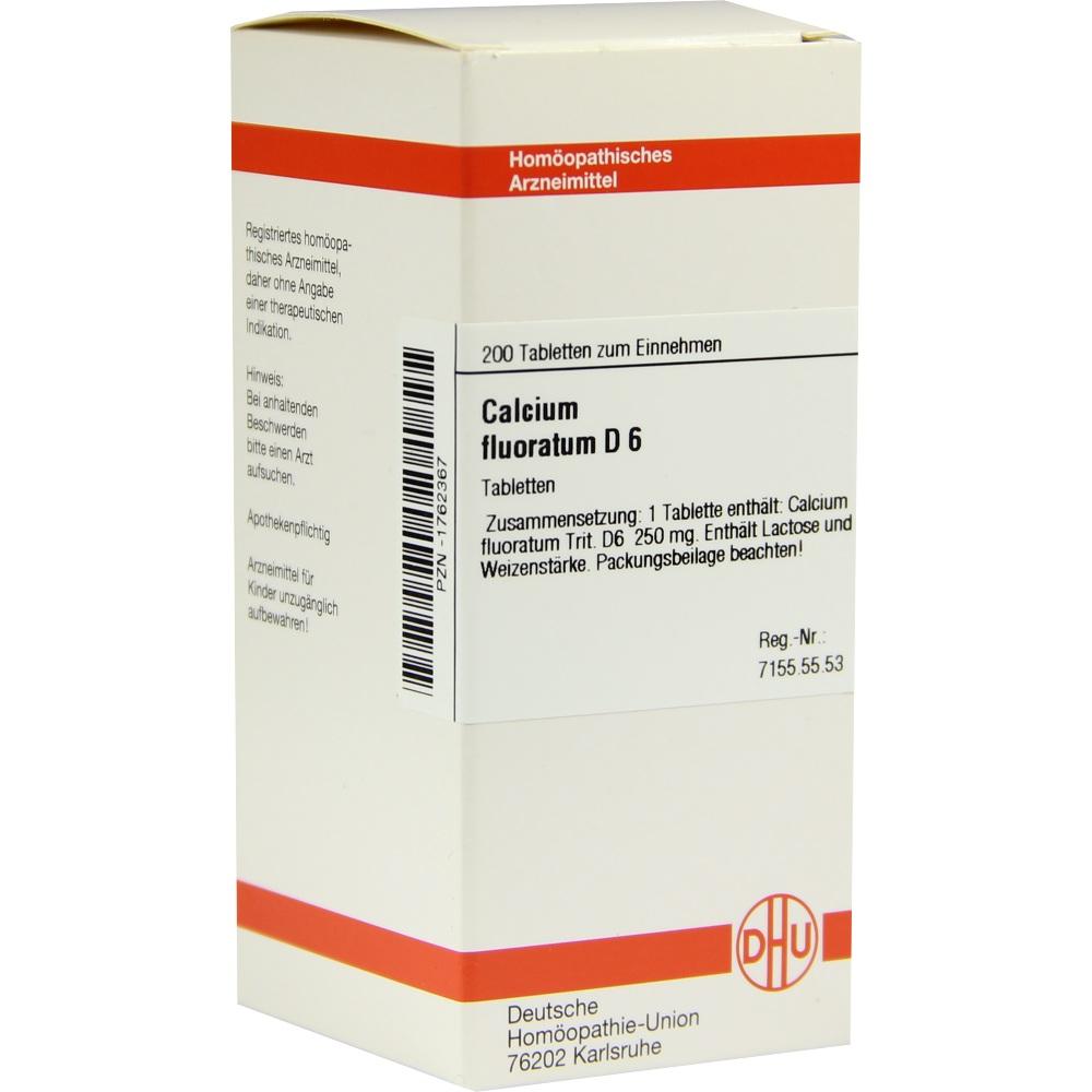 CALCIUM FLUORATUM D 6 Tabletten 200 St Tabletten