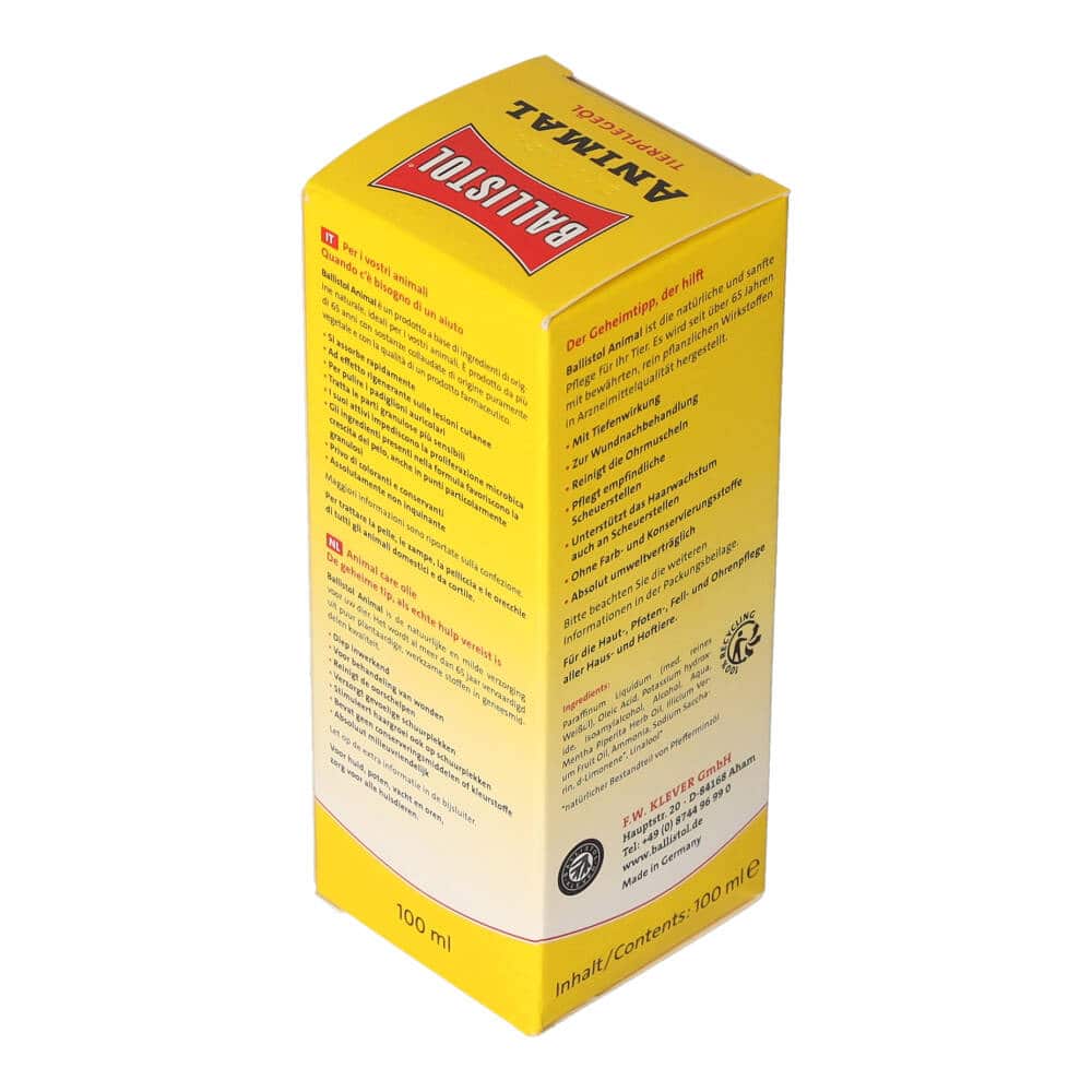 BALLISTOL ANIMAL TIERPFLEGEÖL 100 ml Liquidum