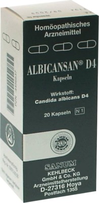 ALBICANSAN D 4 Kapseln 20 St Kapseln