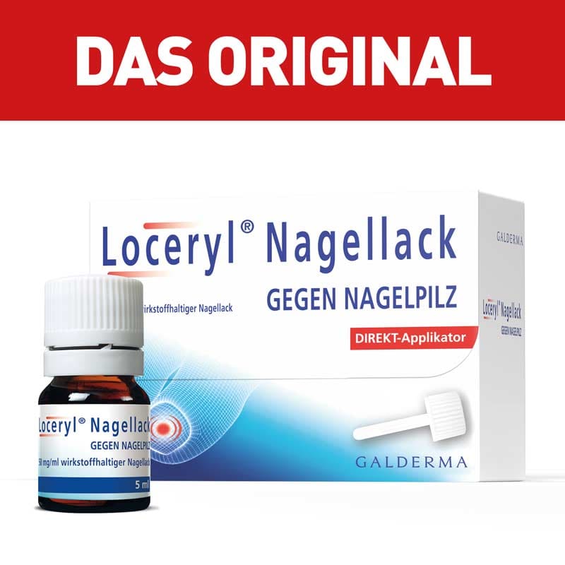 Loceryl Nagellack GEGEN NAGELPILZ DIREKT-Applikator 5 ml Wirkstoffhaltiger Nagellack