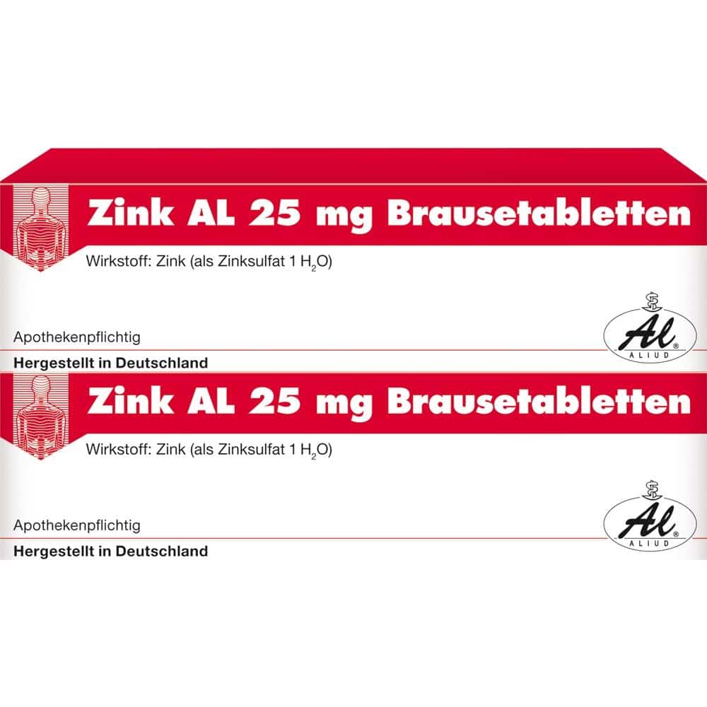 Zink AL 25 mg Brausetabletten bei Zinkmangelzuständen
