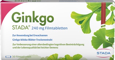 Ginkgo STADA 240mg - 2x 15 €-Aktion*  30 St Filmtabletten